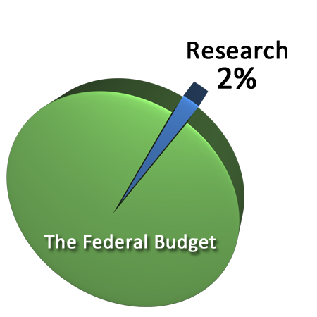 two percent pie chart - section 1